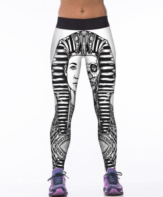 Gloomy Owl Printed Purple Big Size Sports Pants