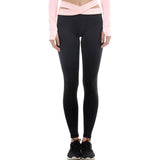 Women's Compression Cross-Belt Leggings Base Layer Tights Long Pants Girls Trousers